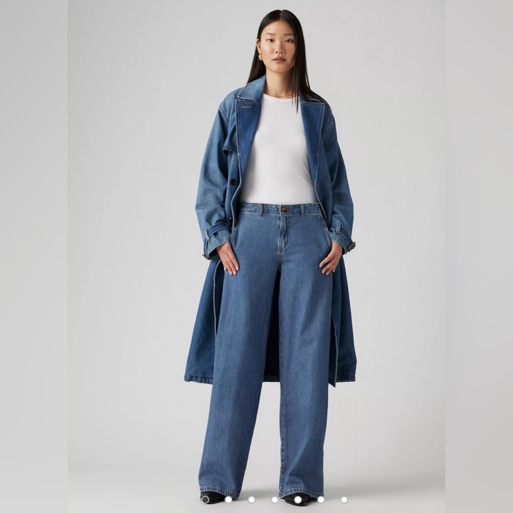 Levi's® Premium XL CHINO WOMEN'S JEANS in Big Yikes - Medium Wash - Picture 2 of 9